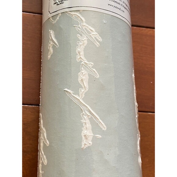MAGNOLIA HOME Joanna Gaines Prepasted Wallpaper 56 sq ft Noteworthy Green White - Picture 4 of 8